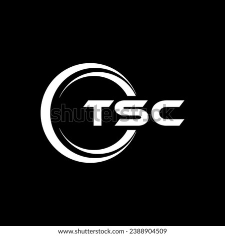 TSC Letter Logo Design, Inspiration for a Unique Identity. Modern Elegance and Creative Design. Watermark Your Success with the Striking this Logo.