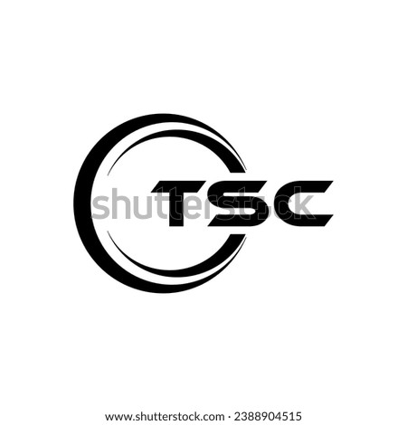 TSC Letter Logo Design, Inspiration for a Unique Identity. Modern Elegance and Creative Design. Watermark Your Success with the Striking this Logo.