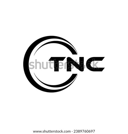 TNC Letter Logo Design, Inspiration for a Unique Identity. Modern Elegance and Creative Design. Watermark Your Success with the Striking this Logo.