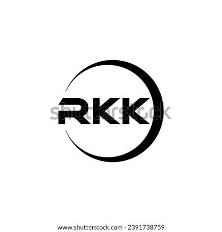 RKK Letter Logo Design, Inspiration for a Unique Identity. Modern Elegance and Creative Design. Watermark Your Success with the Striking this Logo.