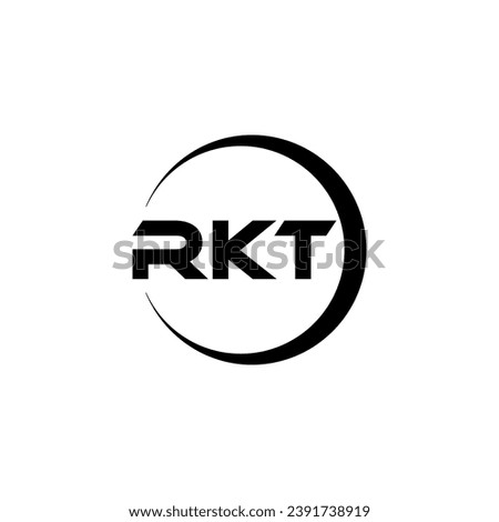 RKT Letter Logo Design, Inspiration for a Unique Identity. Modern Elegance and Creative Design. Watermark Your Success with the Striking this Logo.