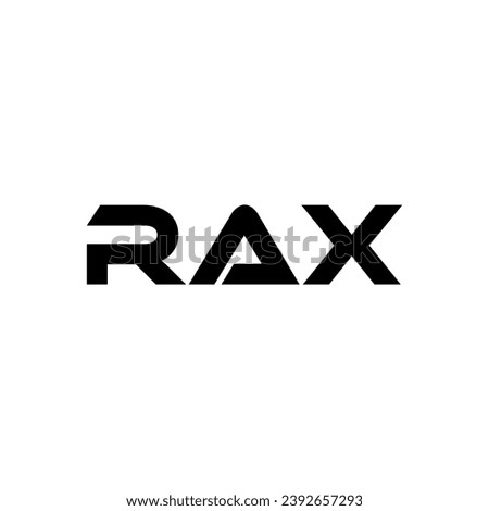 RAX Letter Logo Design, Inspiration for a Unique Identity. Modern Elegance and Creative Design. Watermark Your Success with the Striking this Logo.