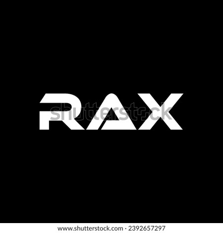 RAX Letter Logo Design, Inspiration for a Unique Identity. Modern Elegance and Creative Design. Watermark Your Success with the Striking this Logo.