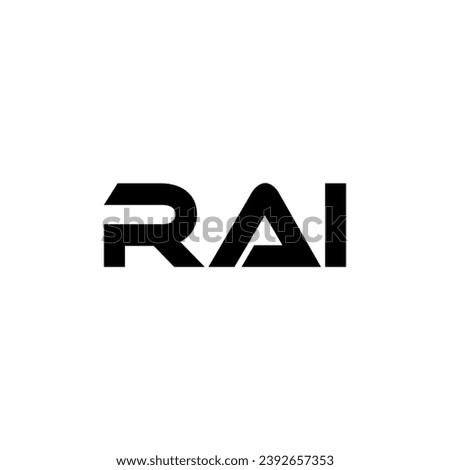RAI Letter Logo Design, Inspiration for a Unique Identity. Modern Elegance and Creative Design. Watermark Your Success with the Striking this Logo.