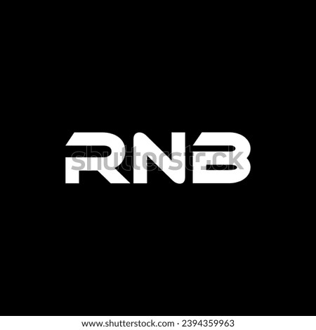 RNB Letter Logo Design, Inspiration for a Unique Identity. Modern Elegance and Creative Design. Watermark Your Success with the Striking this Logo.