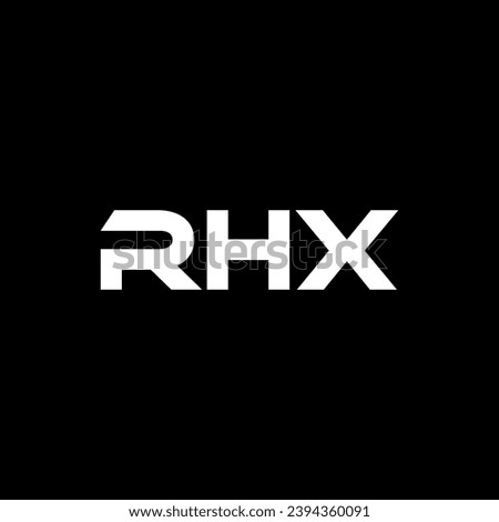 RHX Letter Logo Design, Inspiration for a Unique Identity. Modern Elegance and Creative Design. Watermark Your Success with the Striking this Logo.
