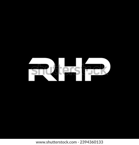 RHP Letter Logo Design, Inspiration for a Unique Identity. Modern Elegance and Creative Design. Watermark Your Success with the Striking this Logo.