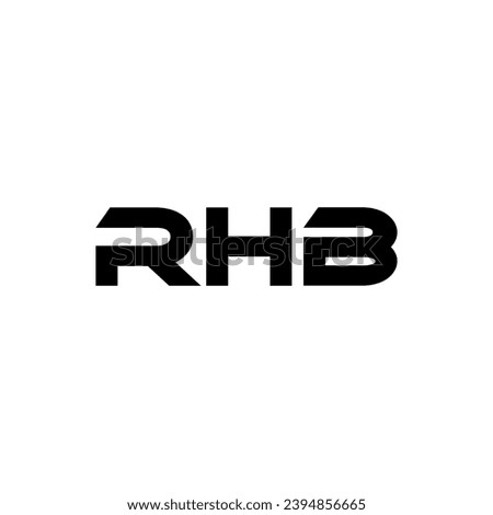 RHB Letter Logo Design, Inspiration for a Unique Identity. Modern Elegance and Creative Design. Watermark Your Success with the Striking this Logo.
