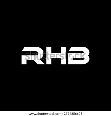 RHB Letter Logo Design, Inspiration for a Unique Identity. Modern Elegance and Creative Design. Watermark Your Success with the Striking this Logo.