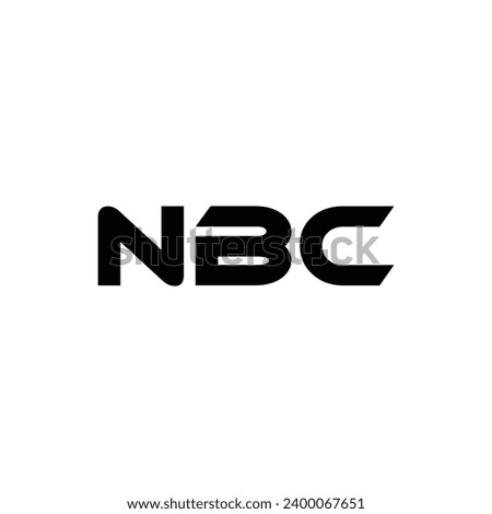 NBC Letter Logo Design, Inspiration for a Unique Identity. Modern Elegance and Creative Design. Watermark Your Success with the Striking this Logo.