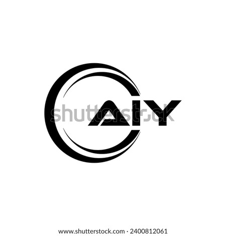 AIY Letter Logo Design, Inspiration for a Unique Identity. Modern Elegance and Creative Design. Watermark Your Success with the Striking this Logo.