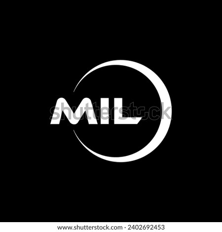 MIL Letter Logo Design, Inspiration for a Unique Identity. Modern Elegance and Creative Design. Watermark Your Success with the Striking this Logo.