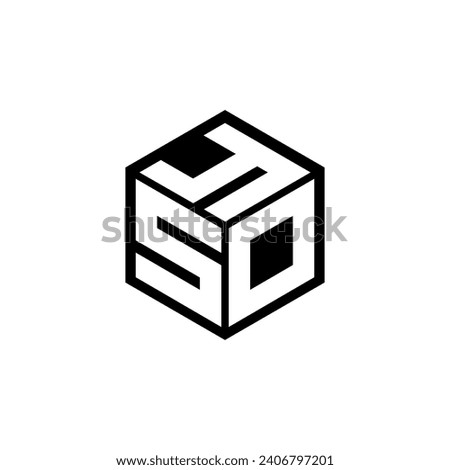 SDY letter logo design with white background in illustrator. Vector logo, calligraphy designs for logo, Poster, Invitation, etc.