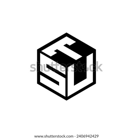 SUT letter logo design with white background in illustrator. Vector logo, calligraphy designs for logo, Poster, Invitation, etc.