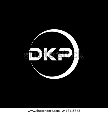 DKP Letter Logo Design, Inspiration for a Unique Identity. Modern Elegance and Creative Design. Watermark Your Success with the Striking this Logo.