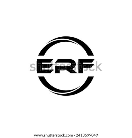 ERF Letter Logo Design, Inspiration for a Unique Identity. Modern Elegance and Creative Design. Watermark Your Success with the Striking this Logo.