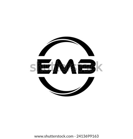 EMB Letter Logo Design, Inspiration for a Unique Identity. Modern Elegance and Creative Design. Watermark Your Success with the Striking this Logo.