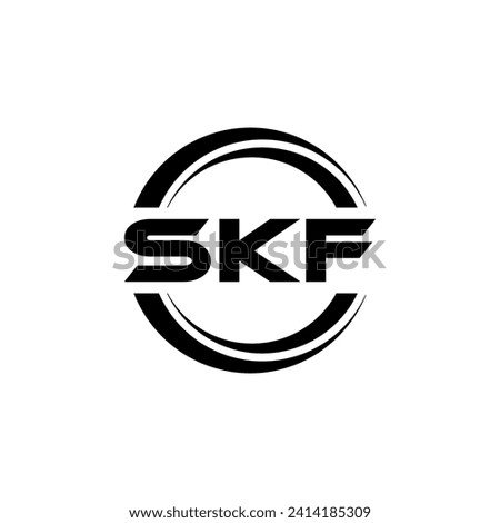 SKF Letter Logo Design, Inspiration for a Unique Identity. Modern Elegance and Creative Design. Watermark Your Success with the Striking this Logo.