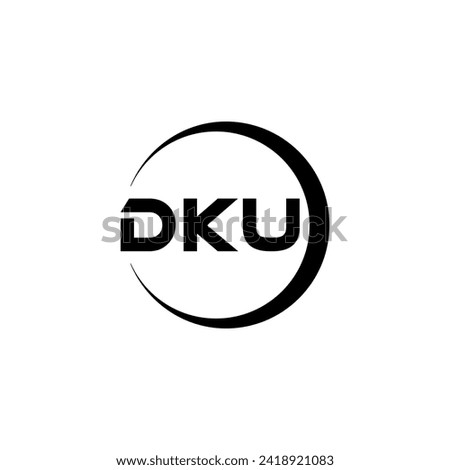 DKU Letter Logo Design, Inspiration for a Unique Identity. Modern Elegance and Creative Design. Watermark Your Success with the Striking this Logo.