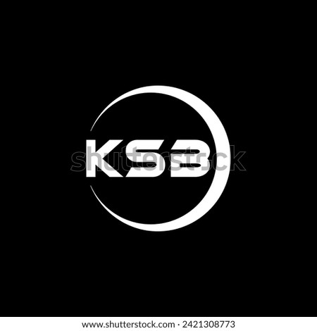 KSB Letter Logo Design, Inspiration for a Unique Identity. Modern Elegance and Creative Design. Watermark Your Success with the Striking this Logo.