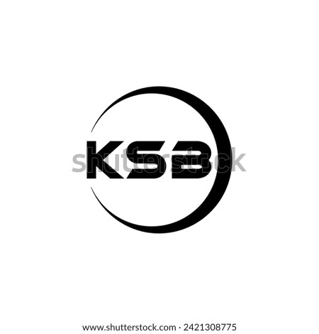 KSB Letter Logo Design, Inspiration for a Unique Identity. Modern Elegance and Creative Design. Watermark Your Success with the Striking this Logo.