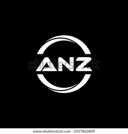 ANZ Letter Logo Design, Inspiration for a Unique Identity. Modern Elegance and Creative Design. Watermark Your Success with the Striking this Logo.