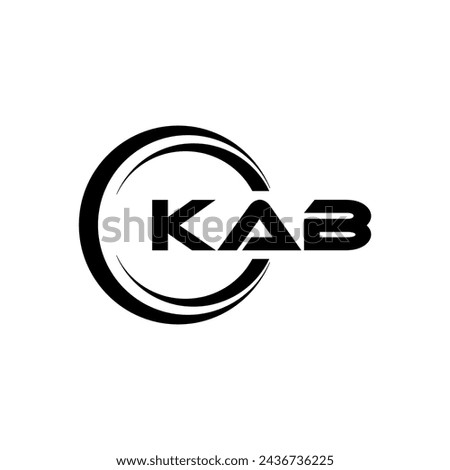 KAB Letter Logo Design, Inspiration for a Unique Identity. Modern Elegance and Creative Design. Watermark Your Success with the Striking this Logo.