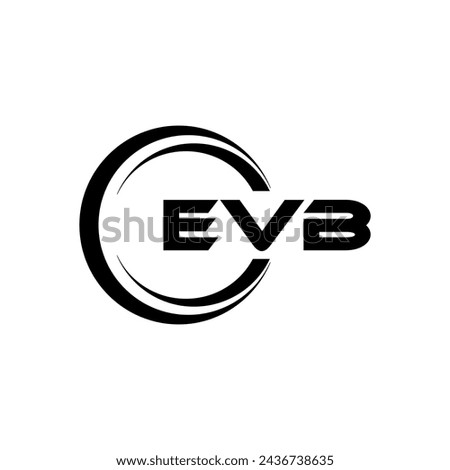 EVB Letter Logo Design, Inspiration for a Unique Identity. Modern Elegance and Creative Design. Watermark Your Success with the Striking this Logo.