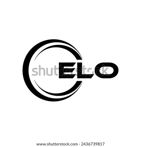 ELO Letter Logo Design, Inspiration for a Unique Identity. Modern Elegance and Creative Design. Watermark Your Success with the Striking this Logo.