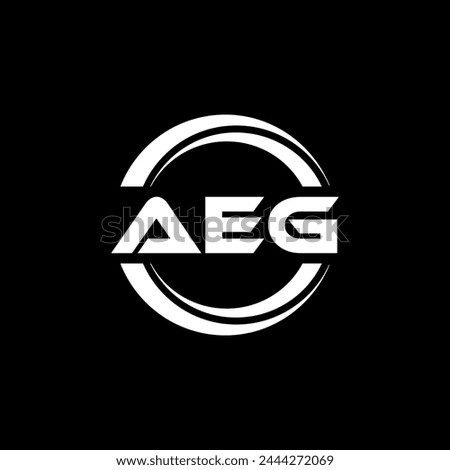 AEG Letter Logo Design, Inspiration for a Unique Identity. Modern Elegance and Creative Design. Watermark Your Success with the Striking this Logo.