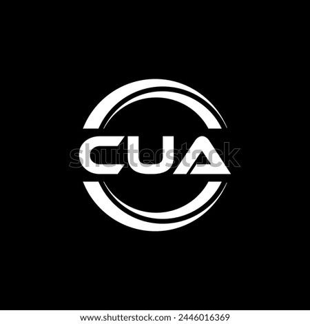 CUA Letter Logo Design, Inspiration for a Unique Identity. Modern Elegance and Creative Design. Watermark Your Success with the Striking this Logo.