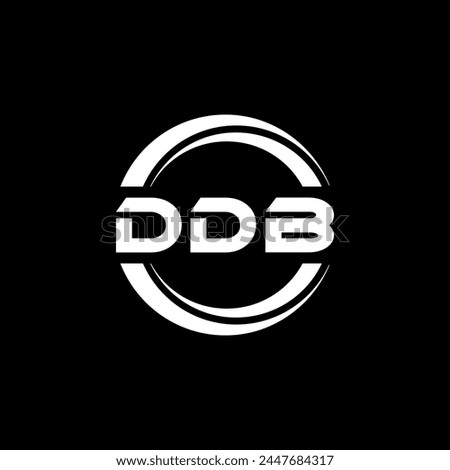 DDB Letter Logo Design, Inspiration for a Unique Identity. Modern Elegance and Creative Design. Watermark Your Success with the Striking this Logo.