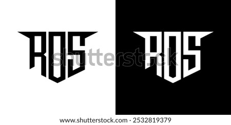 RDS letter logo design with white background in illustrator, vector logo modern alphabet font overlap style, calligraphy designs for logo, Poster, Invitation, etc.