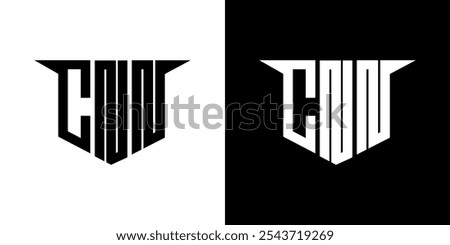 CNN letter logo design with white background in illustrator, vector logo modern alphabet font overlap style, calligraphy designs for logo, Poster, Invitation, etc.