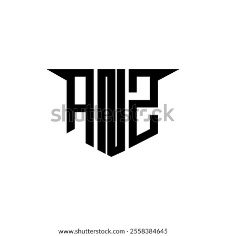 ANZ letter logo design with white background in illustrator, vector logo modern alphabet font overlap style, calligraphy designs for logo, Poster, Invitation, etc.