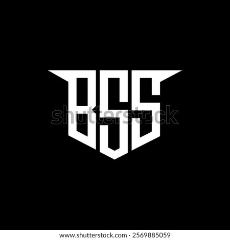 BSS letter logo design with white background in illustrator, vector logo modern alphabet font overlap style, calligraphy designs for logo, Poster, Invitation, etc.