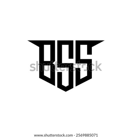 BSS letter logo design with white background in illustrator, vector logo modern alphabet font overlap style, calligraphy designs for logo, Poster, Invitation, etc.