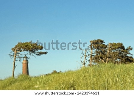 Similar – Image, Stock Photo Lighthouse Darßer Ort