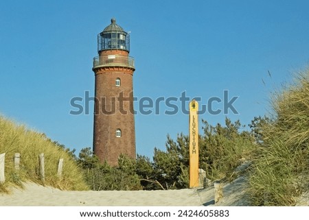 Similar – Image, Stock Photo Lighthouse Darßer Ort