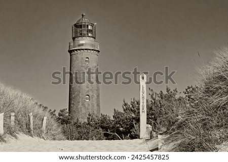 Similar – Image, Stock Photo Lighthouse Darßer Ort