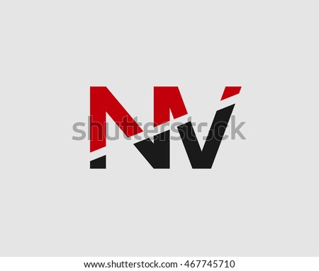 NV company linked letter logo
