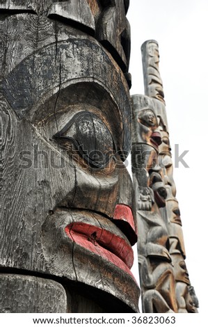 Ancient Totems Stock Photo 36823063 : Shutterstock