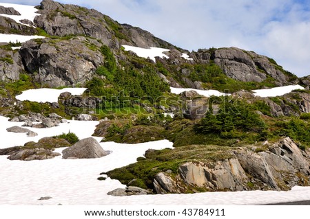rocky alpine setting