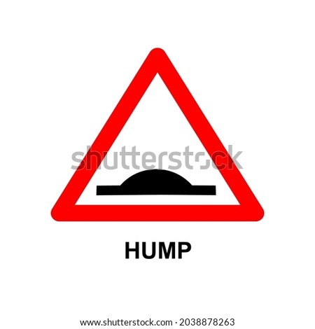 
Traffic sign hump isolated on white background, suitable for web icon, etc. Imagine de stoc © 