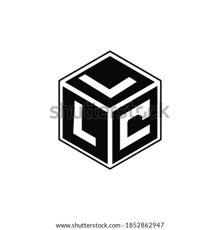 3d letter LIC icon design on WHITE background. Creative letter LIC/LIC logo design. 3d LIC initials Logo design
