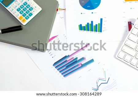 analyzing report, business performance concept