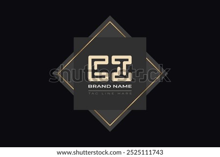 Abstract letter CI logo. This logo incorporate in the creative way.