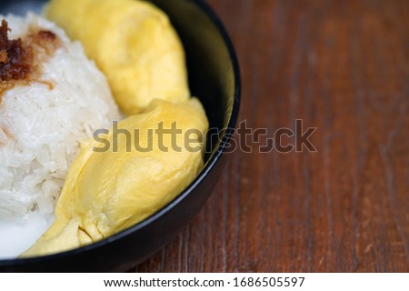 Durian pulut cara masak