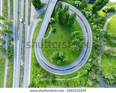 Similar – Image, Stock Photo swiss city from above