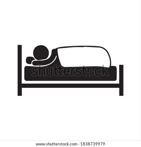 Sleeping child icon, vector and glyph